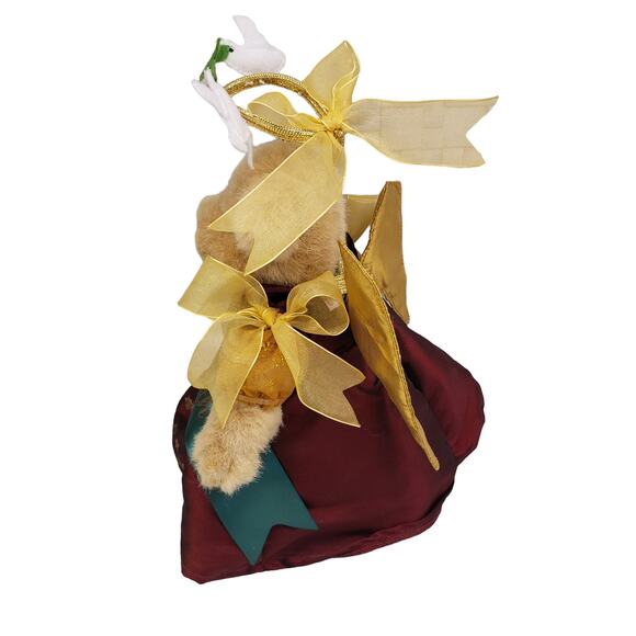 Vintage Muffy VanderBear Peace on Earth Italian Renaissance Angel 2009 w Stand - Picture 5 of 12